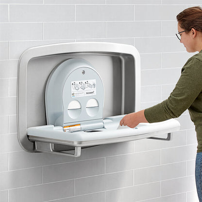 Koala Kare Recessed Baby Change Station S'Steel Horizontal - OzWashroom