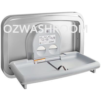 Koala Kare Recessed Baby Change Station S'Steel Horizontal - OzWashroom