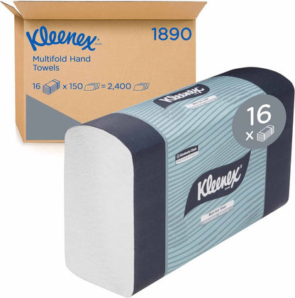Kleenex Slim Paper Towel 16 Packs 150 Towels/Pack - OzWashroom