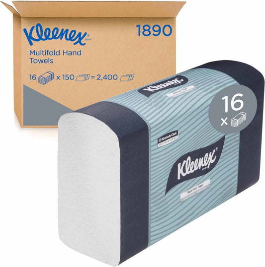 Kleenex Slim Paper Towel 16 Packs 150 Towels/Pack - OzWashroom