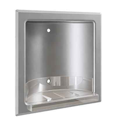 Metlam Recessed Soap Dish Satin Stainless Steel