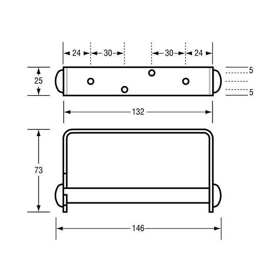 Metlam Stainless Steel Single Toilet Roll Holder - OzWashroom