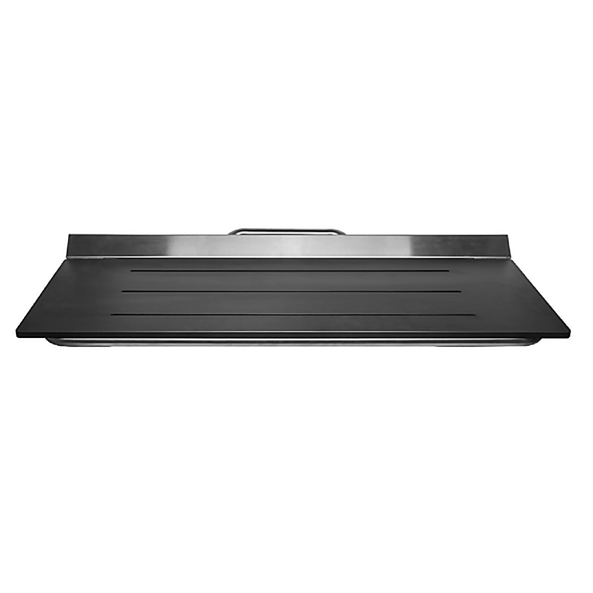 Metlam Black Accessible Folding Shower Seat - Compact Laminate