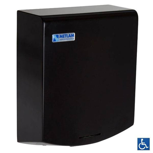 Metlam Hand Dryer Matte Black Designer Auto Operation ML_ECLIPSE_DESIGNER - OzWashroom