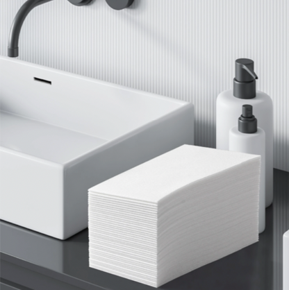 White Paper Napkin 10 Packs, 100 Per Pack High Absorbance - OzWashroom