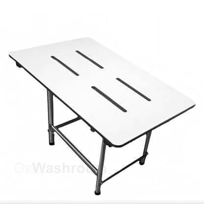 Shower Seat Wall Mount Foldable Anti-Slip - OzWashroom