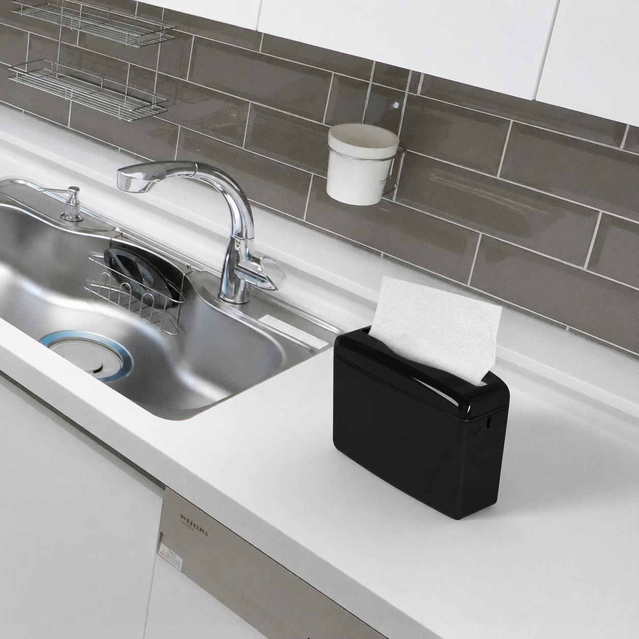 Ozwashroom Countertop Multifold Hand Towel Dispenser