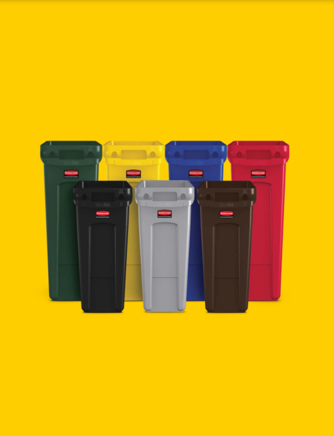 Rubbermaid Slim Jim Container, 87L - OzWashroom