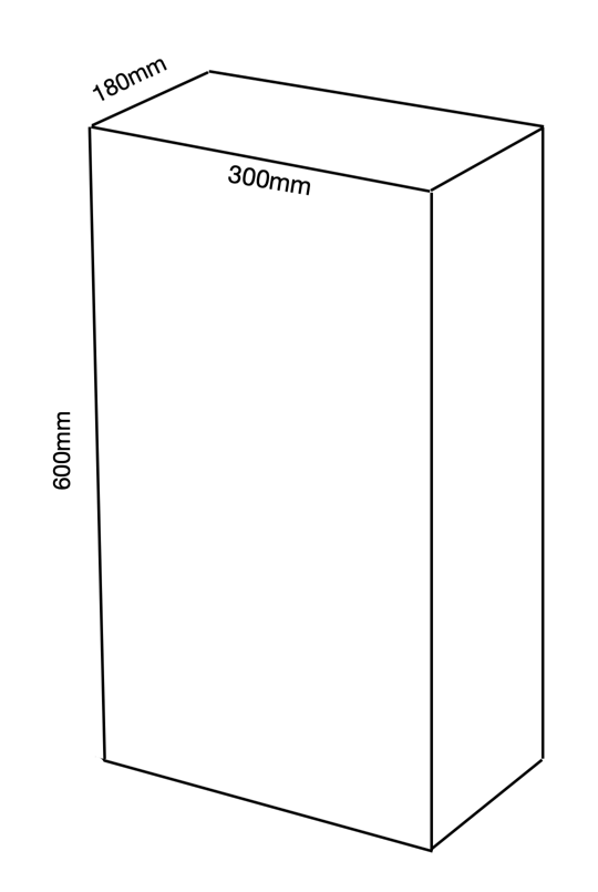 Wall Mount 32L S'Steel Waste Bin Heavy Duty - OzWashroom