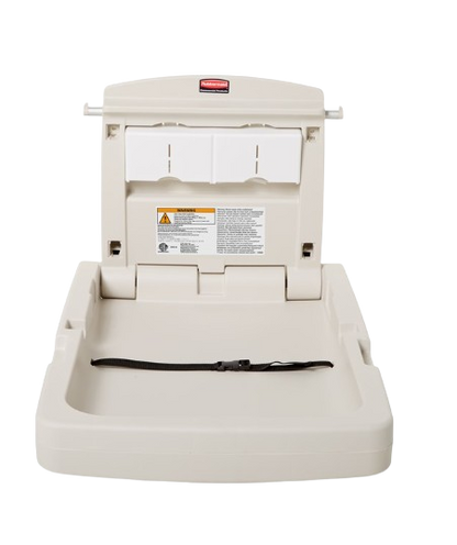 Vertical Rubbermaid Baby Change Station Platinum FG781988LPLAT