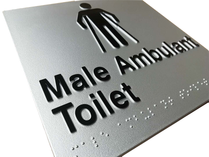 Male Ambulant Braille  - OzWashroom
