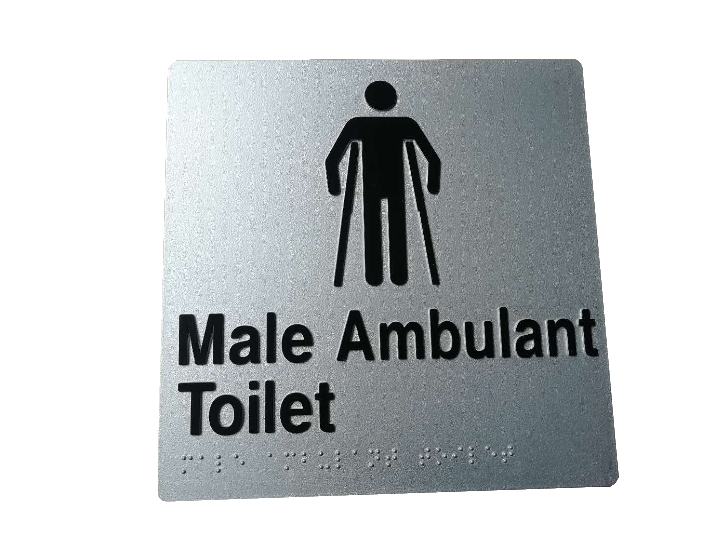 Male Ambulant Braille  - OzWashroom