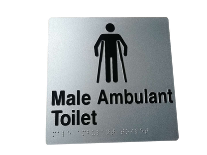 Male Ambulant Braille  - OzWashroom