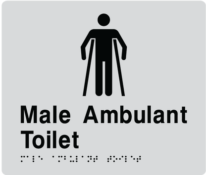 Male Ambulant Braille  - OzWashroom