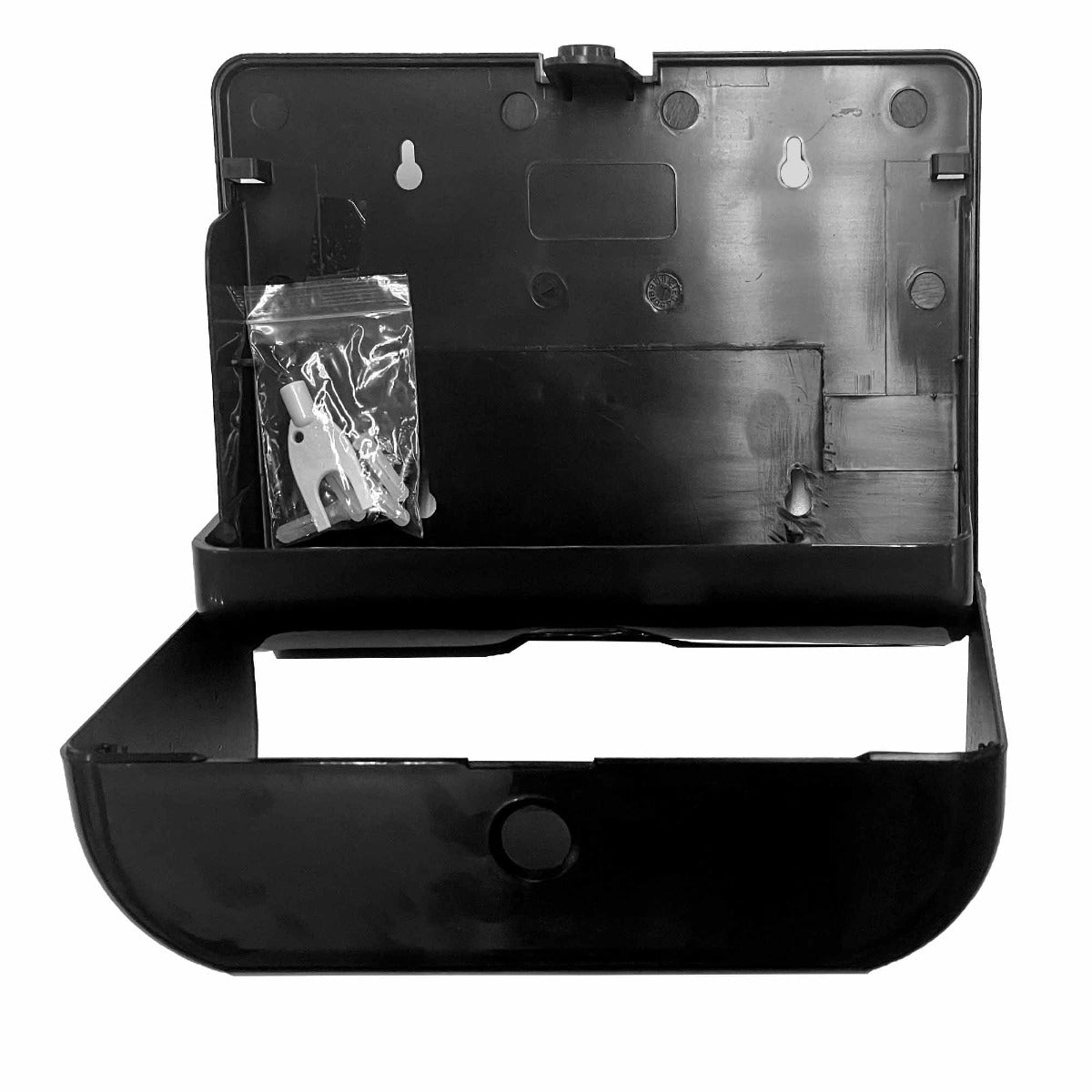 Slim Paper Towel Dispenser Horizontal Black