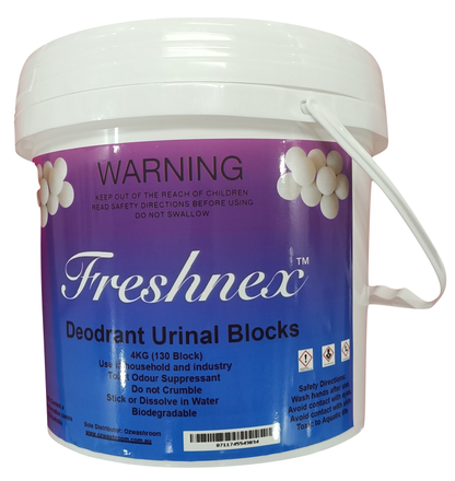 Urinal Blocks 4kg White Urinal Cakes, In White Pails