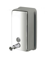 S'Steel Soap or Sanitiser Dispenser Refillable Lockable 