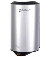 Vortex Hand Dryer Polished Stainless Steel Compact