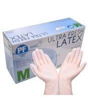 Latex Gloves Cream Powder Free