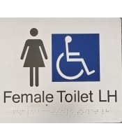 SP08J-LH Male Disable Toilet Braille Stainless Steel