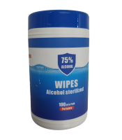 75% Alcohol 100 wipes Disinfectant Antibacterial Biodegradable