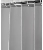 Ozwashroom Light Grey Polyester Shower Curtain Super Strong