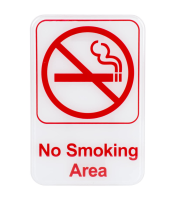 No Smoking Area Sign WS02 230X150mm