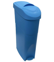 Sanitary Bin Blue Slim Lady Female Waste Disposal