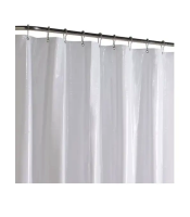 Ozwashroom White Polyester Shower Curtain Super Strong