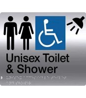 SP16 Unisex Disable Toilet & Shower Stainless Steel
