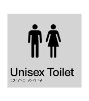 Unisex Braille Toilet BCA Code Australian Compliance 