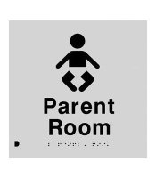 Parent Room Braille Toilet Sign