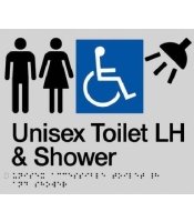 Unisex Disable Toilet & Shower Left Hand