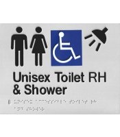 Unisex Disable Toilet & Shower Right Hand