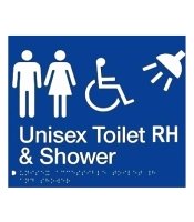 Right Hand Unisex Toilet & Shower 
