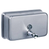 Horizontal Satin S'Steel Refillable 1L Soap Dispenser Soap Dispenser 