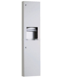 B380349 Bobrick Trimline Paper Towel Dispenser and Waste Bin