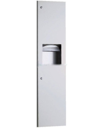 B38034 Bobrick Trimline Paper Towel Dispenser and Waste Bin