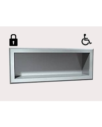 Application of the product, wall-mounted shelf "JD Macdonald Security Shelf Recess Rear Mount JDM-130"