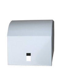 R001W White Metal Paper Towel Roll Dispenser
