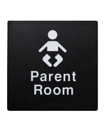 Parent Room Braille Toilet Sign SS11 (180 x 180 mm)