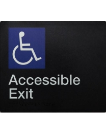Accessible Exit Braille Sign SK52