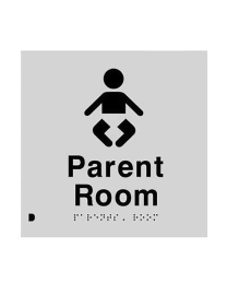 SP11J Parent Room Stainless Steel Toilet Braille Sign