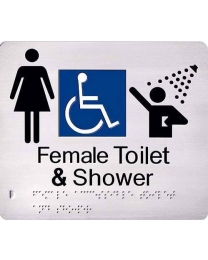SP24J Female Disable Shower Stainless Steel