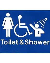 SV15 Female Disabled Toilet & Shower (210 x 180 mm)