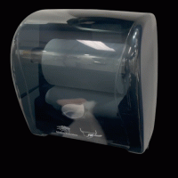 Transparent Black Automatic Paper Towel Dispenser