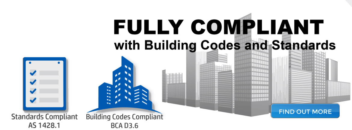 fully compliant with building codes and standards